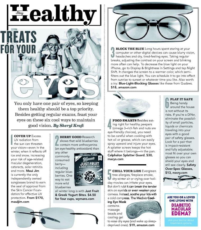 Healthy Treats for Your Eyes Article Maple Grove Eye Doctors at Pearle Vision