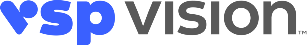 VSP Vision eye care insurance logo. Maple Grove Eye Doctors at Pearle Vision