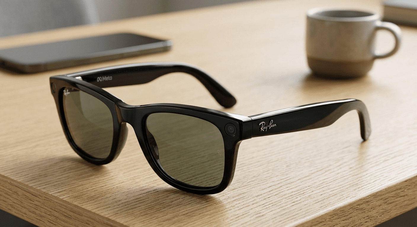 Ray-Ban Meta smart glasses with prescription lenses at Maple Grove Eye Doctors